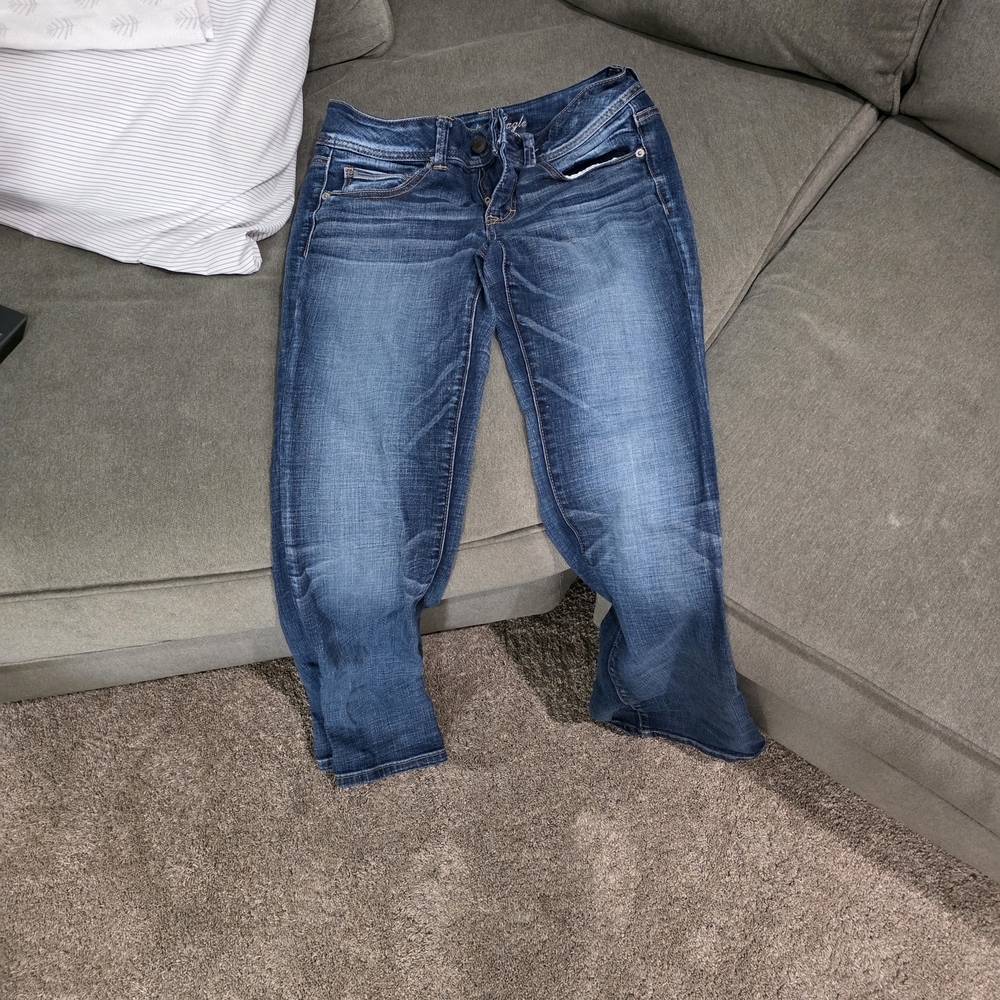 American Eagle Outfitters Dark Blue Boot Cut Jeans